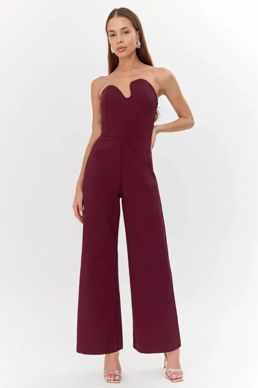 Tuni Wave Crepe Jumpsuit