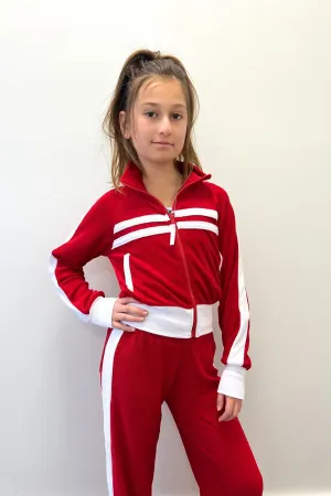 TWEEN MARGOT TERRY CLOTH TRACK JACKET - FINAL SALE