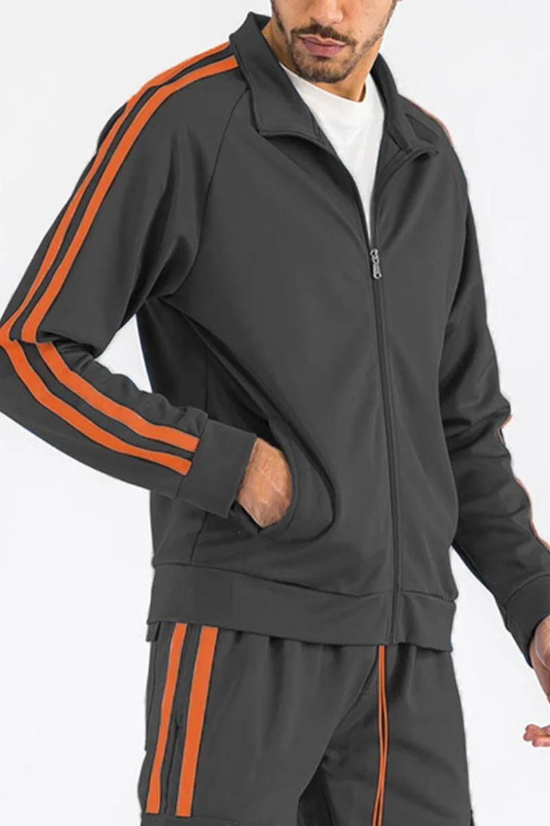 Two Stripe Zip Up Track Jacket