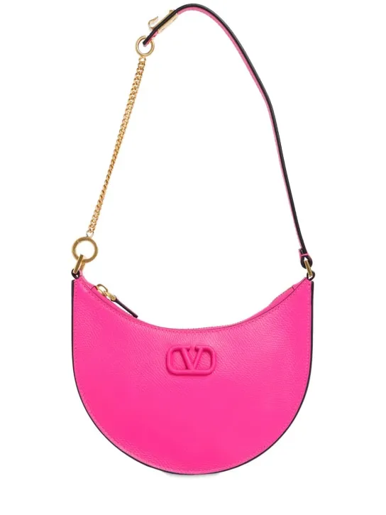 Valentino Garavani   Mini V Logo Signature leather hobo bag 