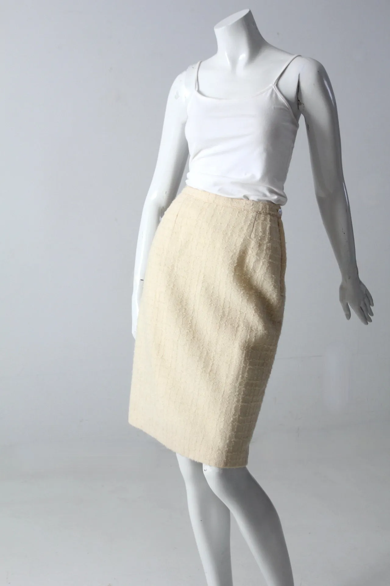 vintage 60s Brentwood boucle skirt