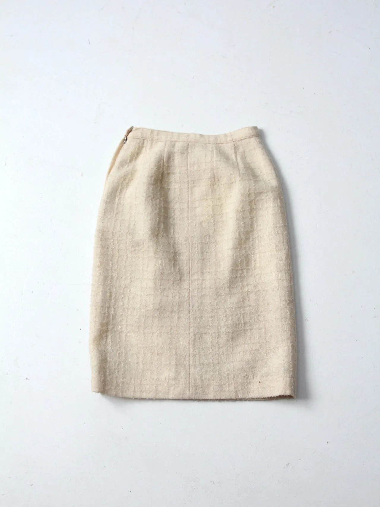 vintage 60s Brentwood boucle skirt