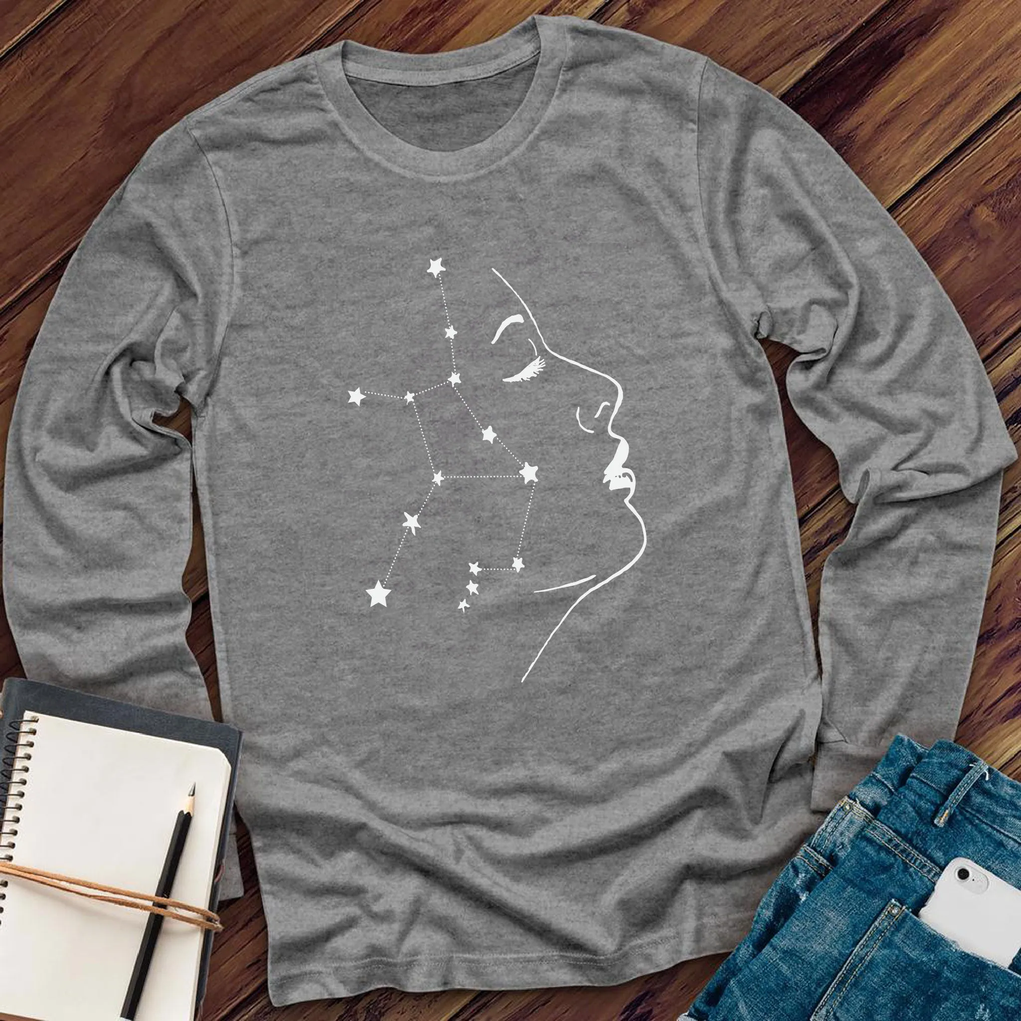 Virgo Constellation Woman Long Sleeve