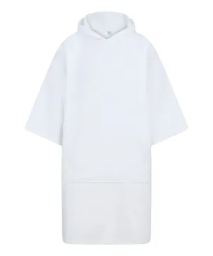 White - Adults poncho