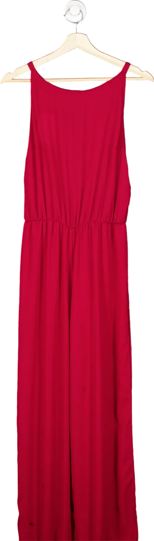 Zack London Red Split Leg Jumpsuit L