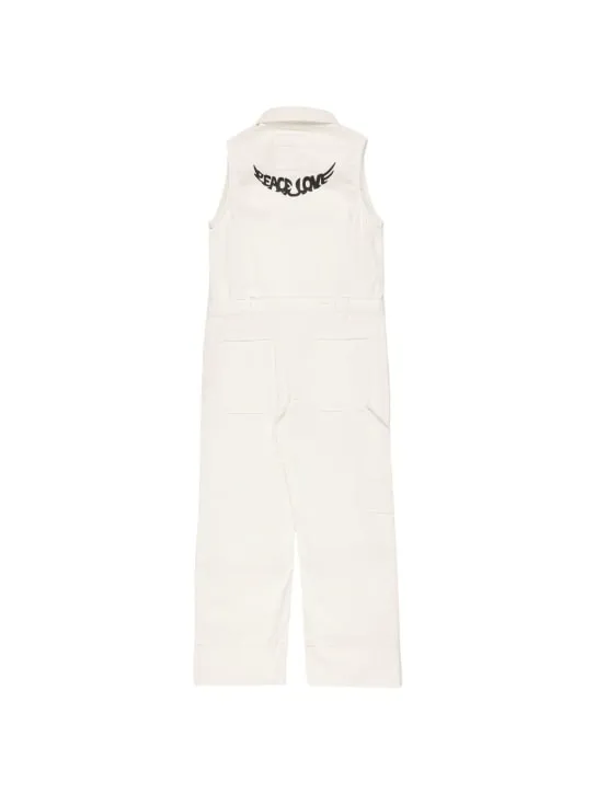 Zadig&amp;Voltaire   Printed cotton denim jumpsuit 