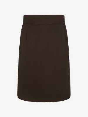 Zeco Girls School Pencil Skirt in Brown